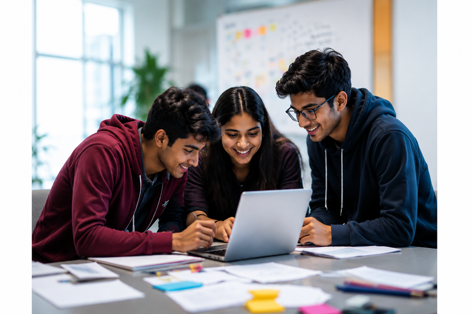 Students Working